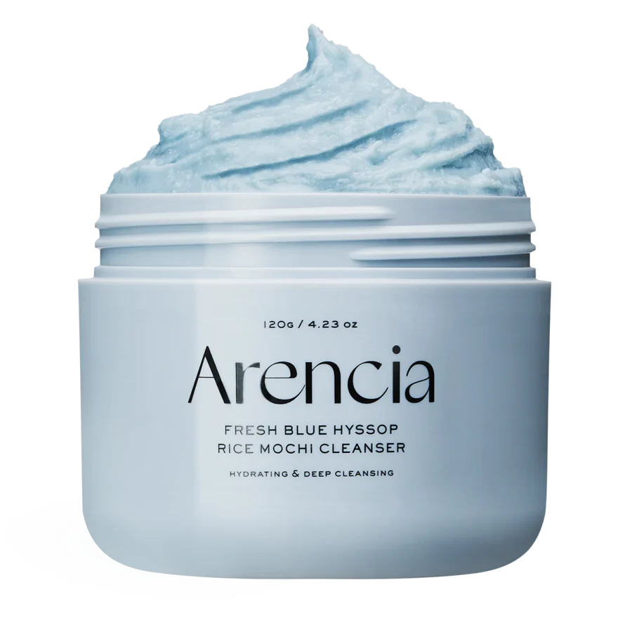 Arencia Fresh Blue Hyssop Rice Mochi Cleanser