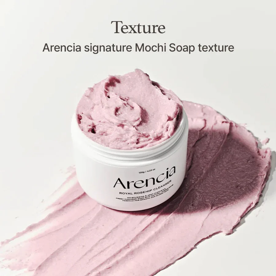 Arencia Fresh Rosehip Rice Mochi Cleanser