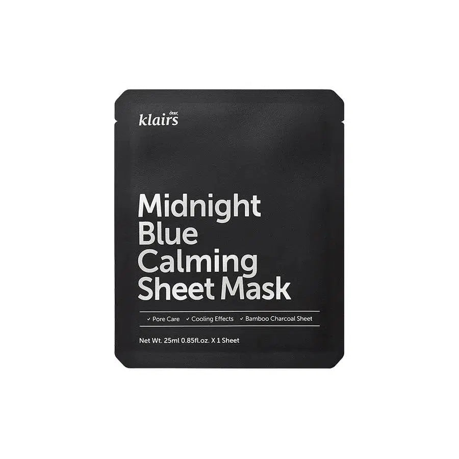 Klairs Midnight Blue Calming Sheet Mask-COOS COSMETICS