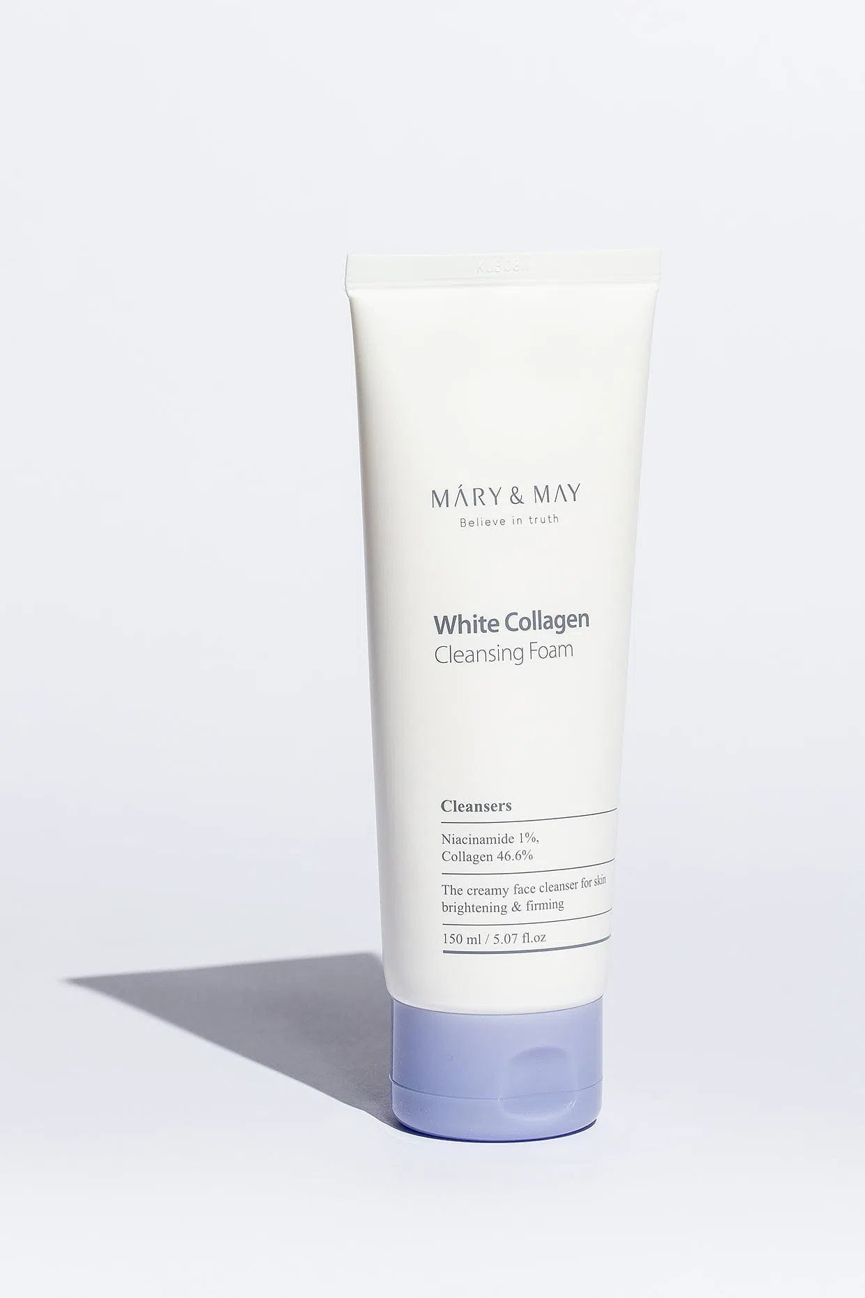 Mary & May White Collagen Cleansing Foam-COOS COSMETICS