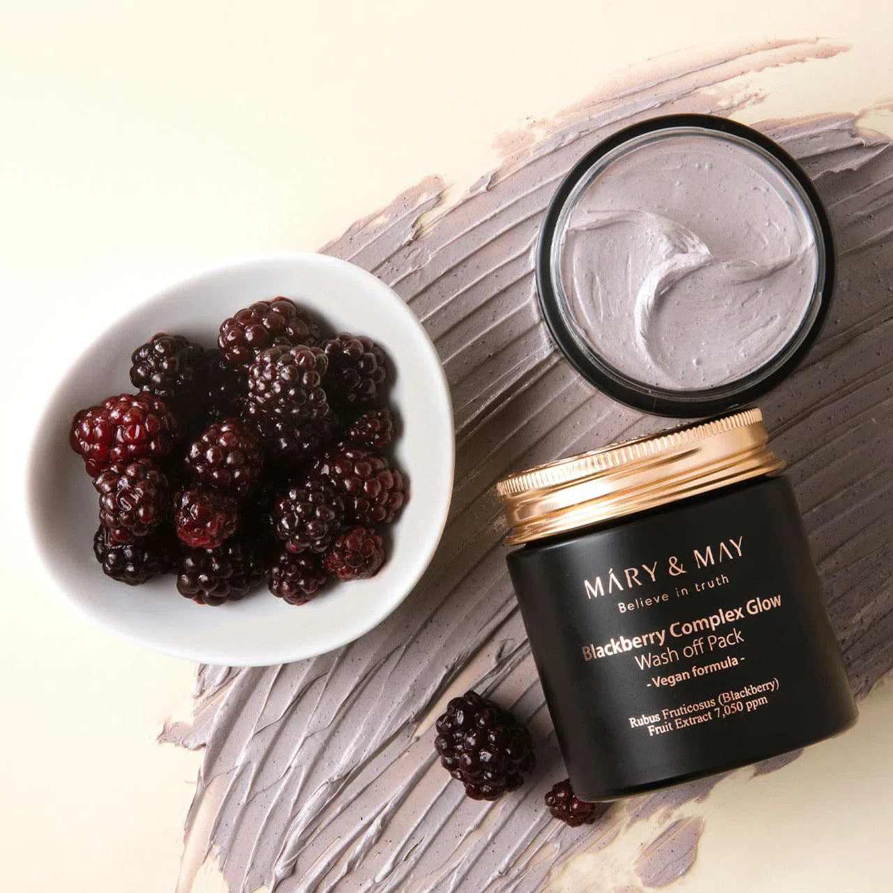 Mary & May Blackberry Complex Glow Washoff Pack-COOS COSMETICS