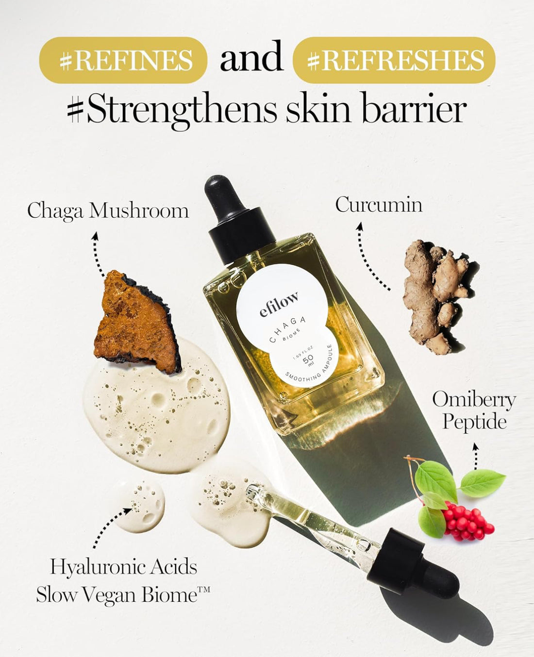 Efilow Chaga Mushroom Biome Smoothing Ampoule-COOS COSMETICS