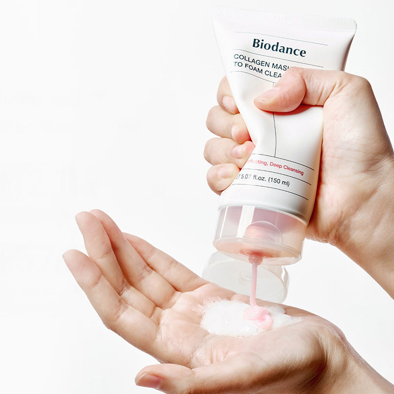 Biodance Collagen Mask To Foam Cleanser