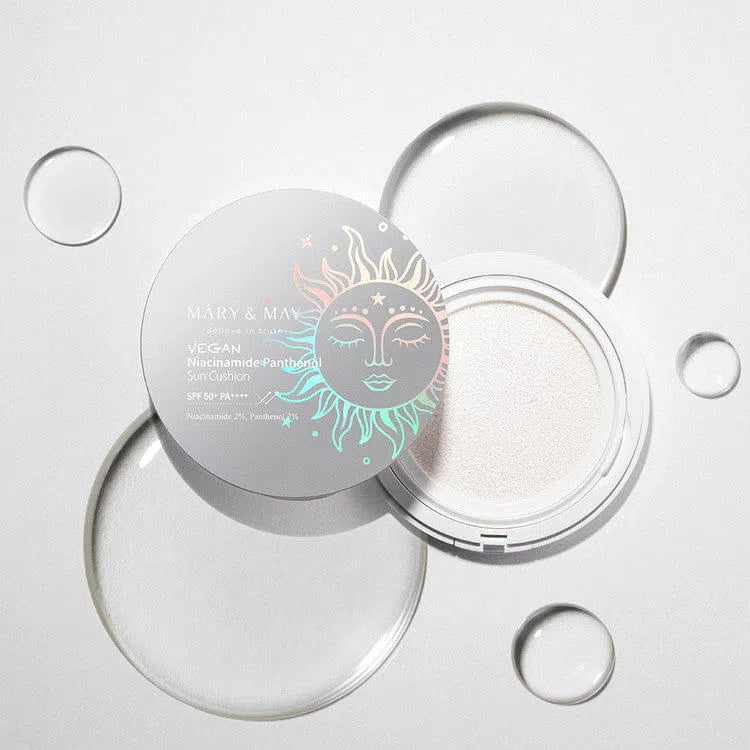 Mary &amp; May Vegan Niacinamide Panthenol Sun Cushion-COOS COSMETICS
