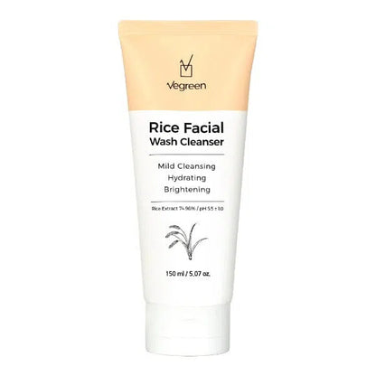 Vegreen Rice Facial Wash Cleanser