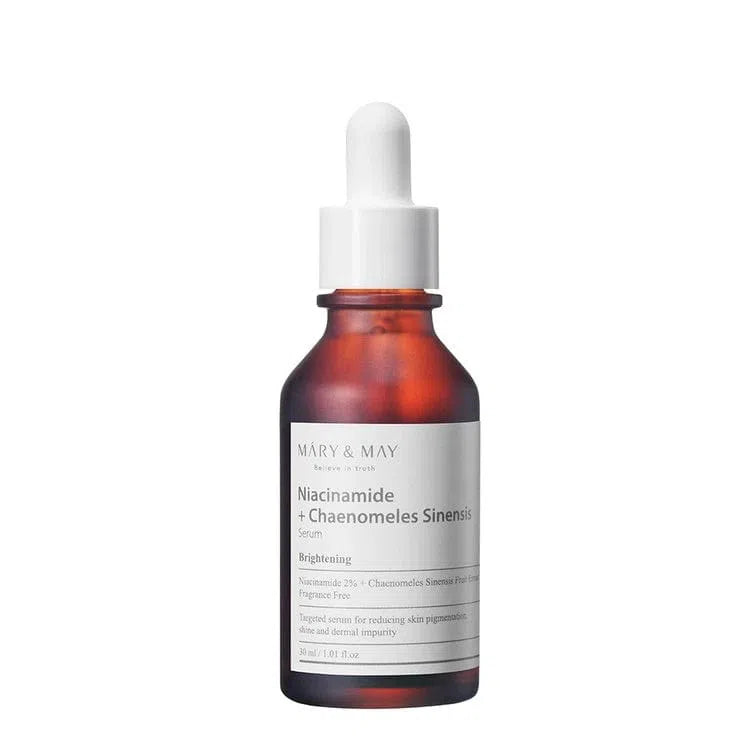 MARY &amp; MAY Niacinamide + Chaenomeles Sinensis Serum-COOS COSMETICS
