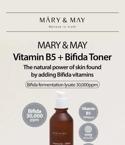 MARY &amp; MAY Vitamine B5 + Bifida Toner
