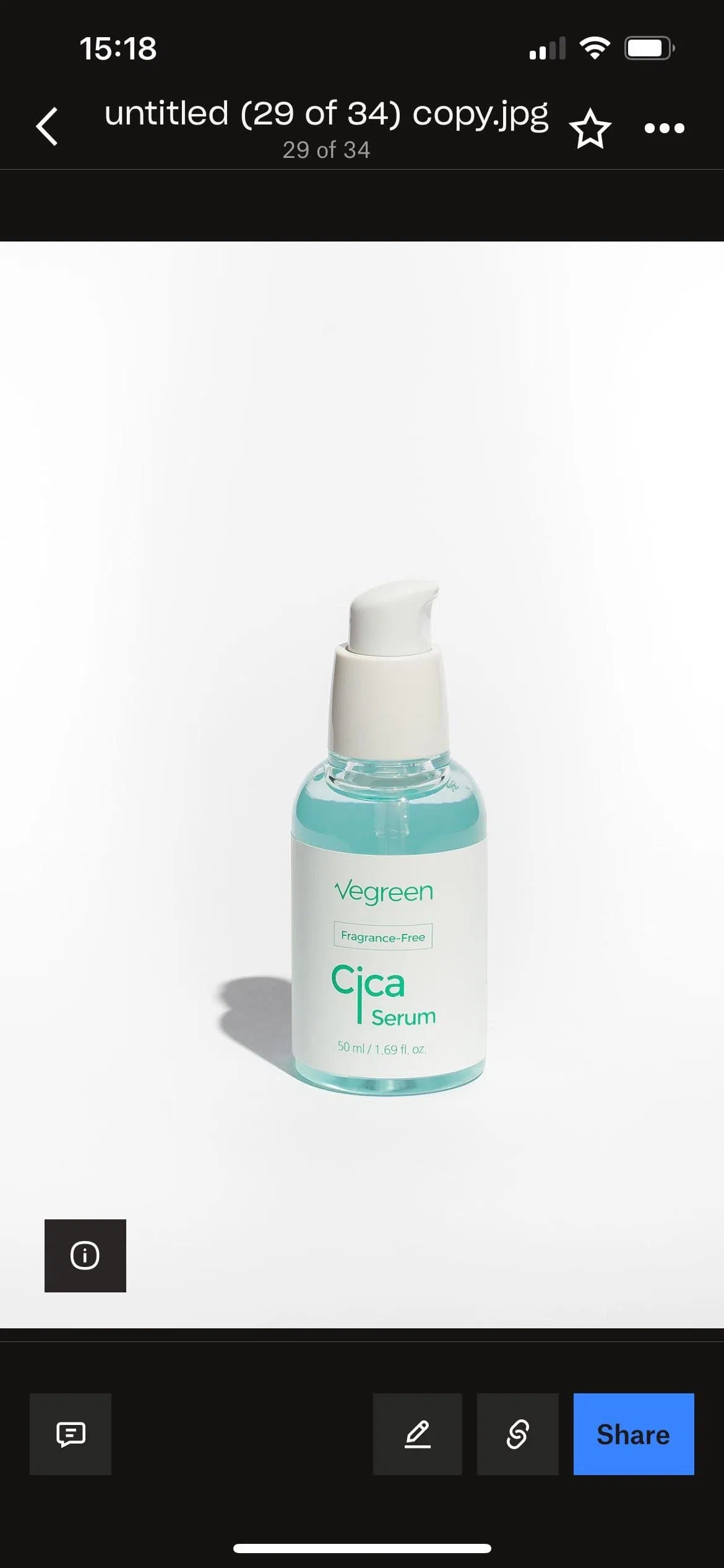 Vegreen Fragrance-Free Cica Serum-COOS COSMETICS