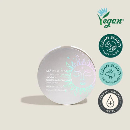Mary &amp; May Vegan Niacinamide Panthenol Sun Cushion-COOS COSMETICS