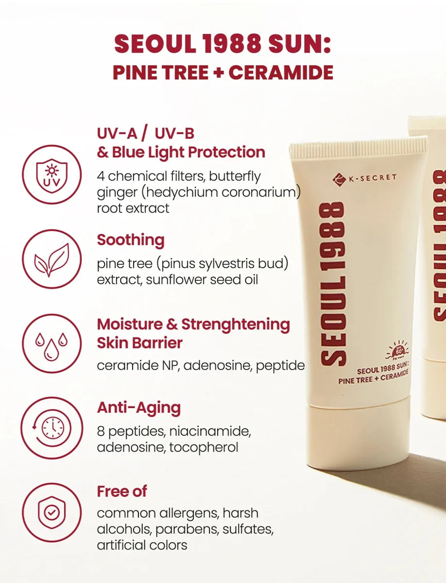 K-Secret Seoul 1988 Sun: Pine Tree + Ceramide